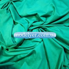 Ткань Замша стрейч (бирюза зеленая)